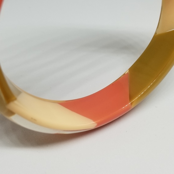 H&M Light Tan, Pink & Cream Bangle - Picture 5 of 8